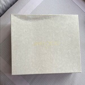 Jimmy Choo Cream Box with Gold Logo